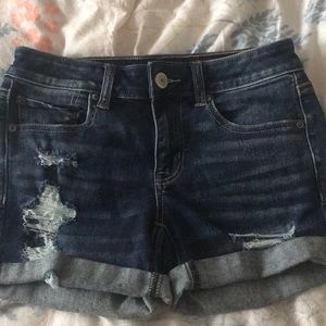 American Eagle jean midi shorts!